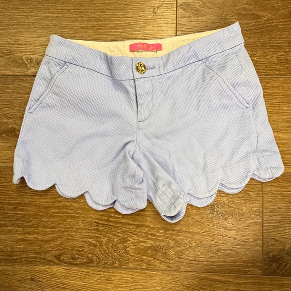 Lilly Pulitzer Women's Shorts Bundle 2 Pairs Size 0 Scallop Floral Preppy Summer - Picture 2 of 16